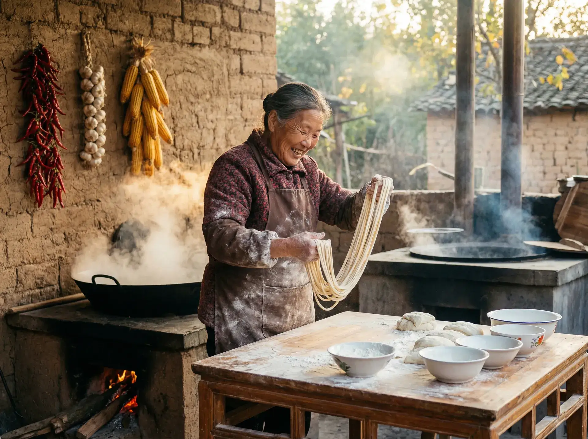 农家大嫂手擀面 - 八戒八戒在线高清免费 乡村美食